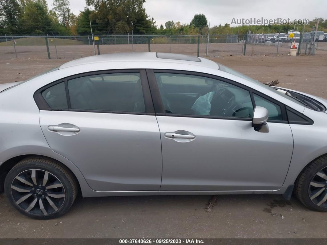 2014 Honda Civic Sedan Ex-l Silver vin: 19XFB2F95EE052714