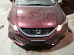 2014 Honda Civic Exl Burgundy vin: 19XFB2F95EE060084