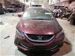 2014 Honda Civic Exl Burgundy vin: 19XFB2F95EE060084