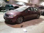 2014 Honda Civic Exl Burgundy vin: 19XFB2F95EE060084