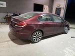 2014 Honda Civic Exl Burgundy vin: 19XFB2F95EE060084