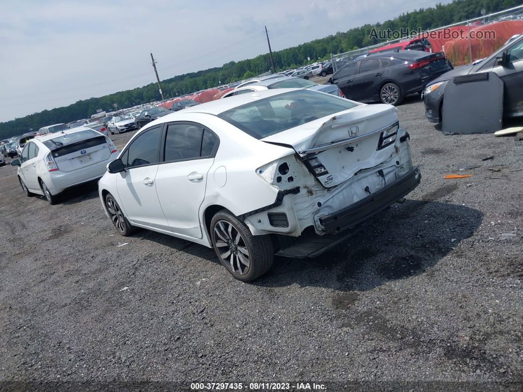 2014 Honda Civic Sedan Ex-l White vin: 19XFB2F95EE274167