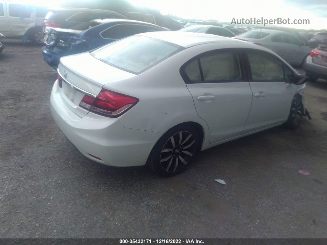 2015 Honda Civic Sedan Ex-l Белый vin: 19XFB2F95FE055503