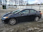 2012 Honda Civic Exl Black vin: 19XFB2F96CE050113