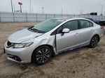 2013 Honda Civic Exl Silver vin: 19XFB2F96DE027514