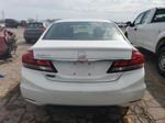 2013 Honda Civic Exl White vin: 19XFB2F96DE056138