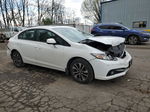 2013 Honda Civic Exl White vin: 19XFB2F96DE263256