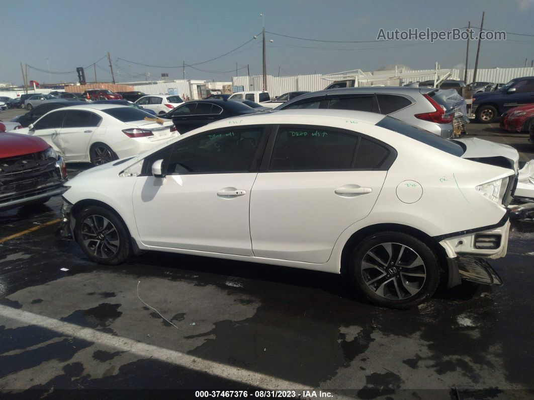 2014 Honda Civic Sedan Ex-l White vin: 19XFB2F96EE212129