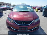 2014 Honda Civic Sedan Ex-l Burgundy vin: 19XFB2F96EE245518