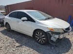 2015 Honda Civic Exl White vin: 19XFB2F96FE007671