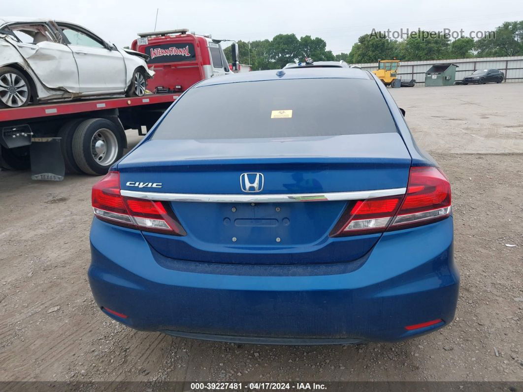 2015 Honda Civic Ex-l Blue vin: 19XFB2F96FE064310