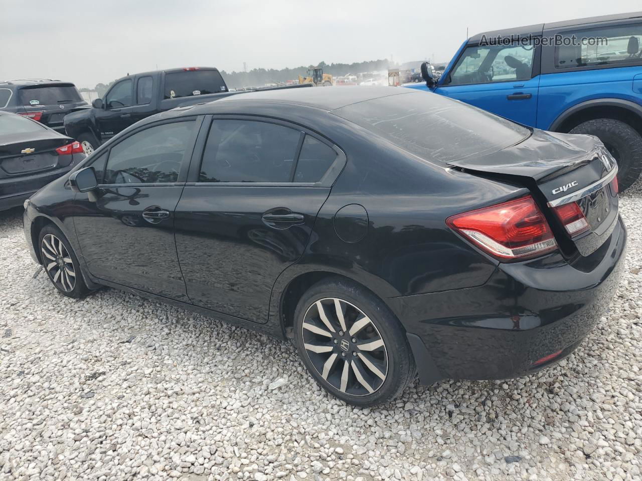 2015 Honda Civic Exl Black vin: 19XFB2F96FE089157