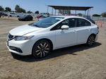 2015 Honda Civic Exl White vin: 19XFB2F96FE201052