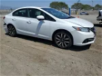 2015 Honda Civic Exl White vin: 19XFB2F96FE201052