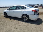 2015 Honda Civic Exl White vin: 19XFB2F96FE201052