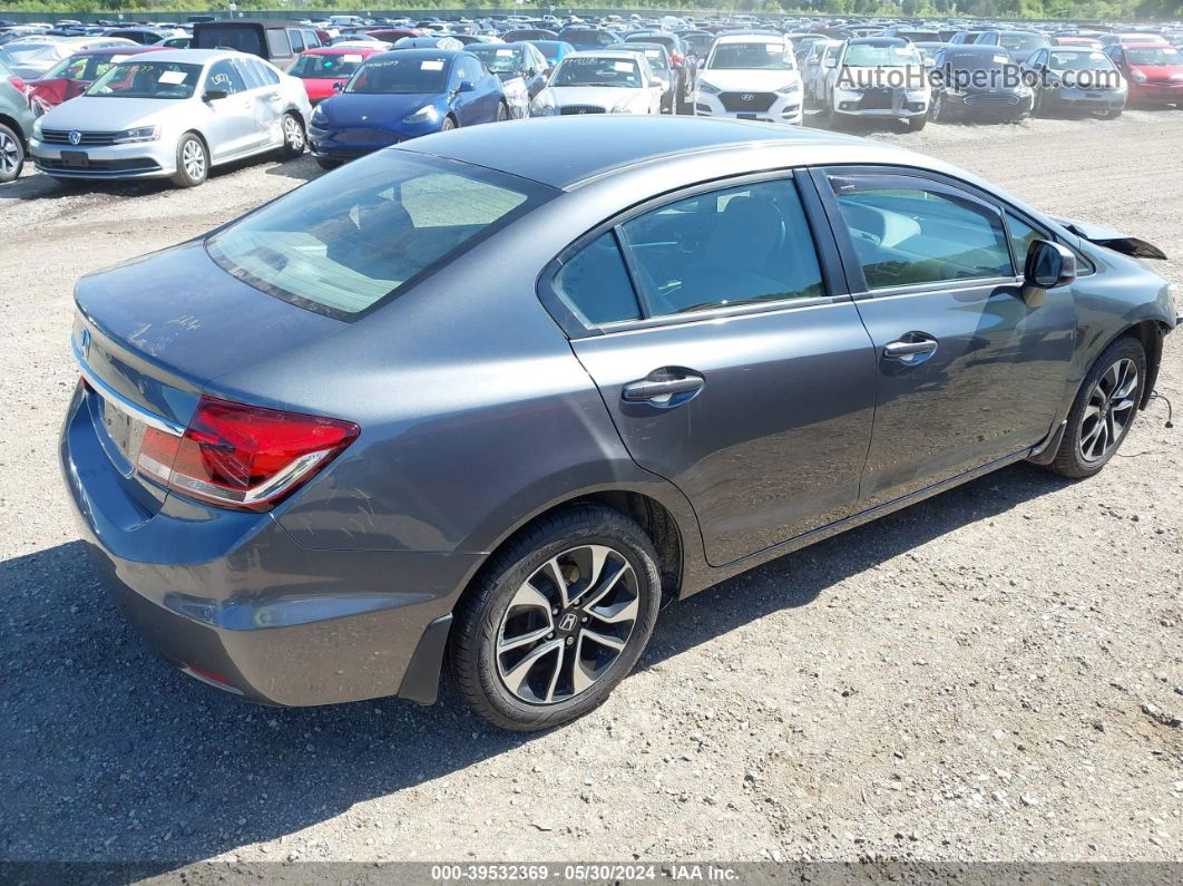 2013 Honda Civic Ex-l Gray vin: 19XFB2F97DE040188