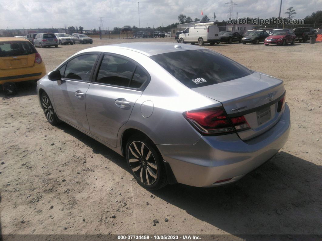 2014 Honda Civic Sedan Ex-l Silver vin: 19XFB2F97EE008231