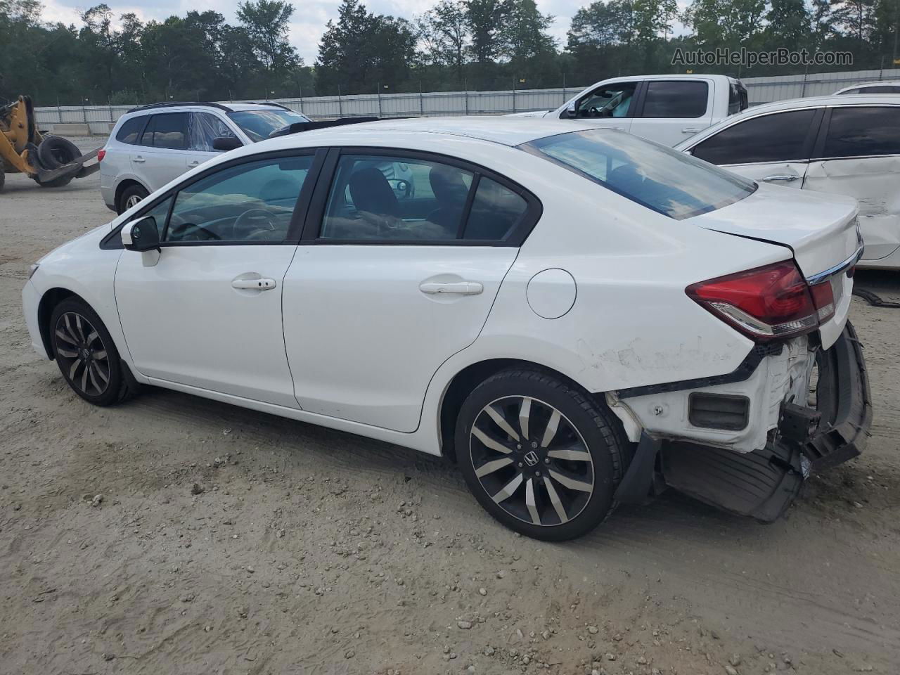 2015 Honda Civic Exl Белый vin: 19XFB2F97FE045264