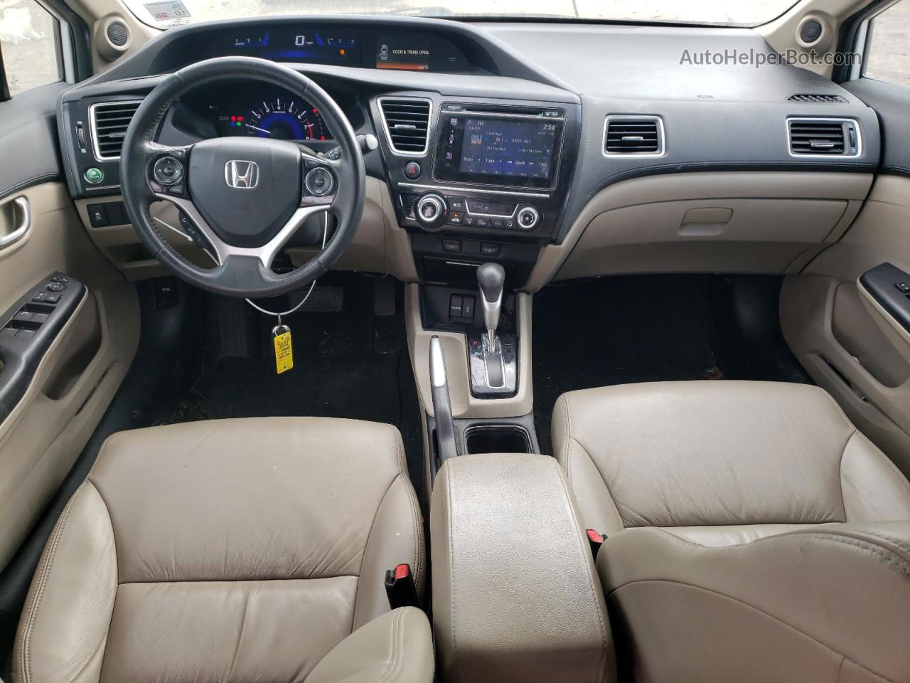 2015 Honda Civic Exl Белый vin: 19XFB2F97FE067684