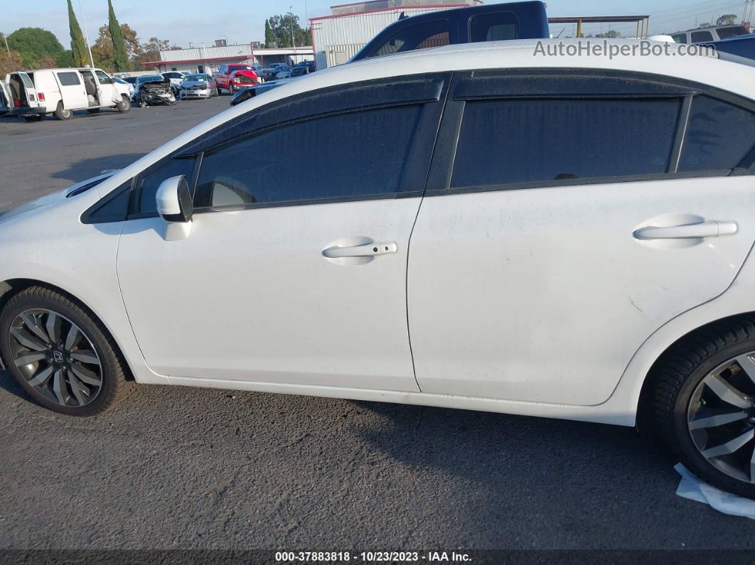 2015 Honda Civic Sedan Ex-l White vin: 19XFB2F97FE262054