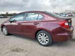 2012 Honda Civic Exl Бордовый vin: 19XFB2F98CE320023