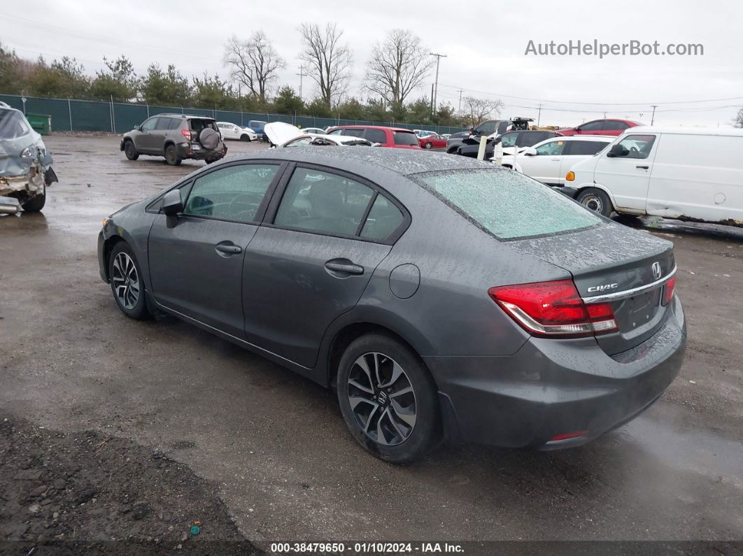 2013 Honda Civic Ex-l Gray vin: 19XFB2F98DE067917