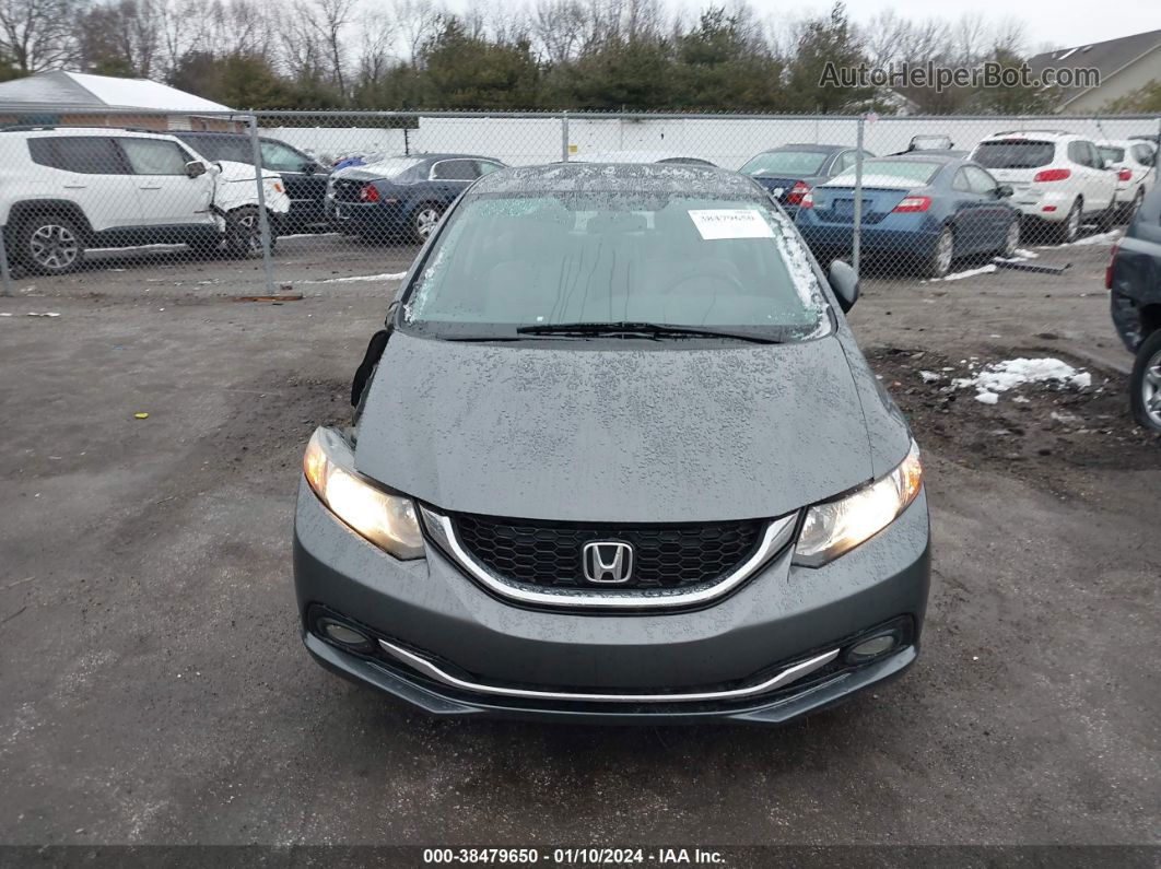 2013 Honda Civic Ex-l Gray vin: 19XFB2F98DE067917