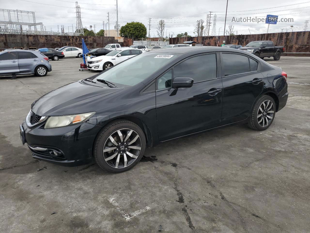 2014 Honda Civic Exl Black vin: 19XFB2F98EE225724