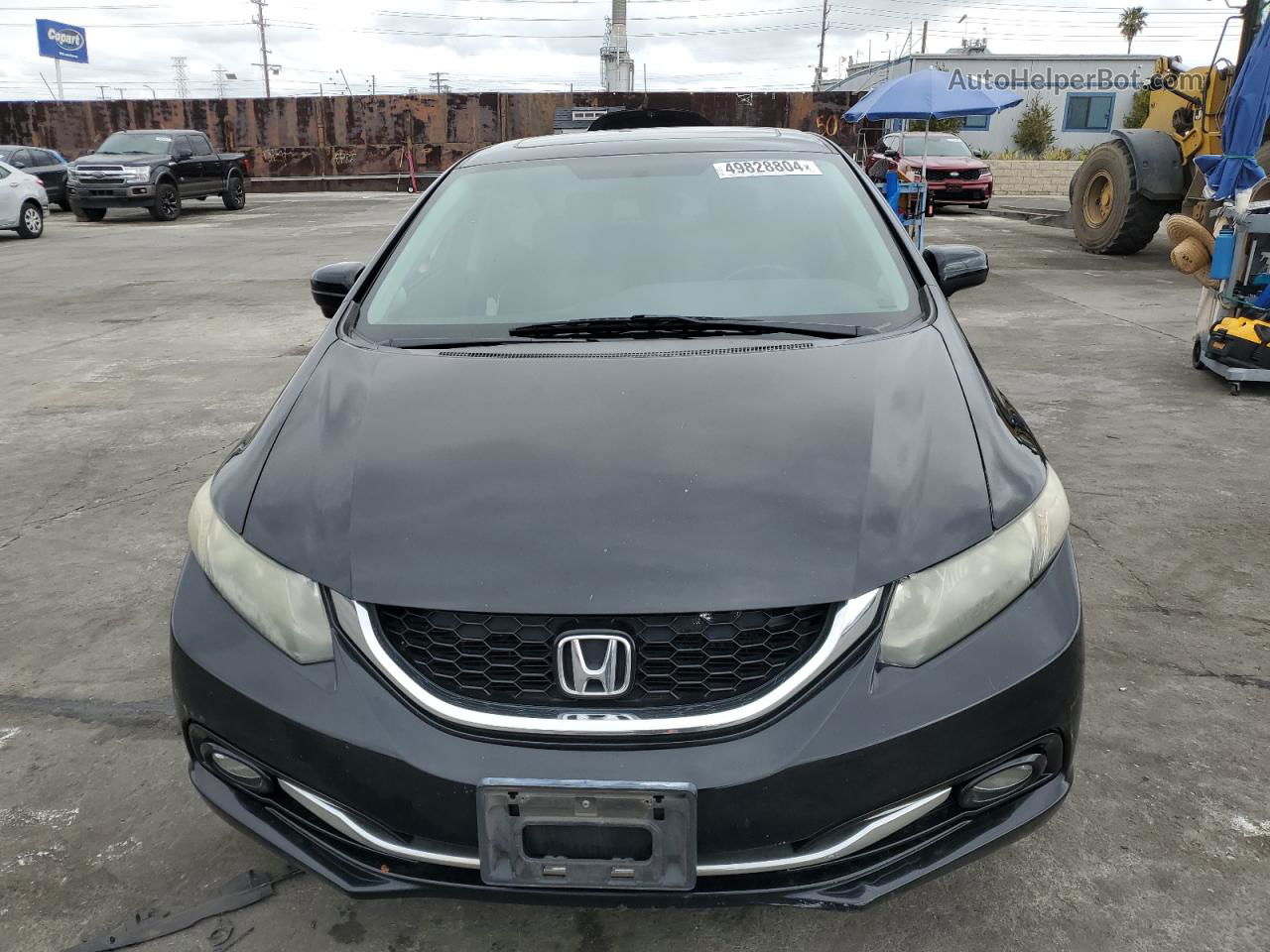 2014 Honda Civic Exl Black vin: 19XFB2F98EE225724