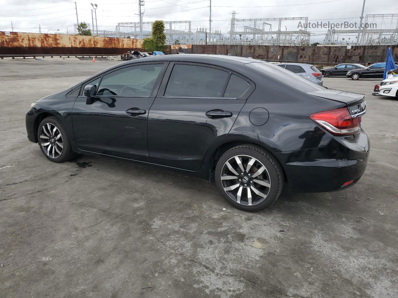 2014 Honda Civic Exl Black vin: 19XFB2F98EE225724