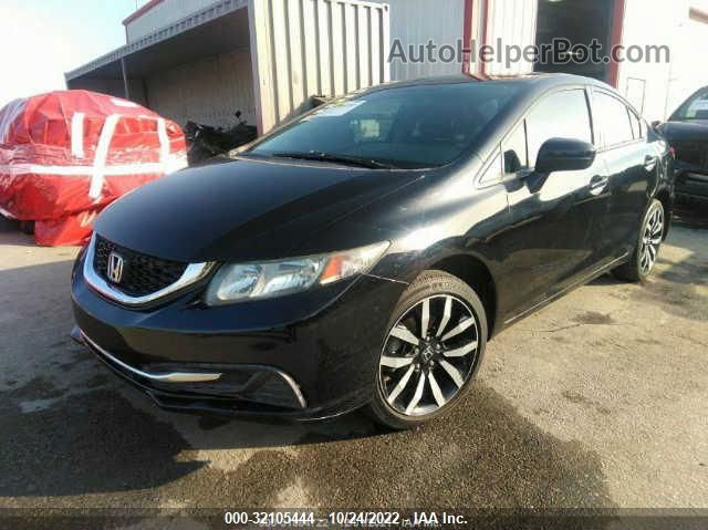 2014 Honda Civic Ex-l Black vin: 19XFB2F98EE268282