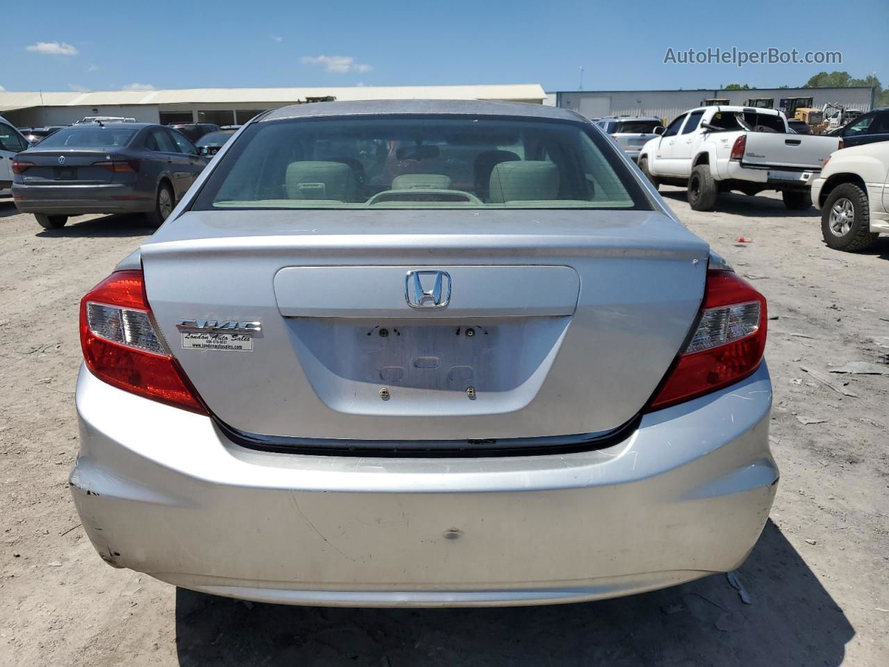 2012 Honda Civic Exl Silver vin: 19XFB2F9XCE000489