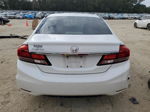 2013 Honda Civic Exl White vin: 19XFB2F9XDE047636