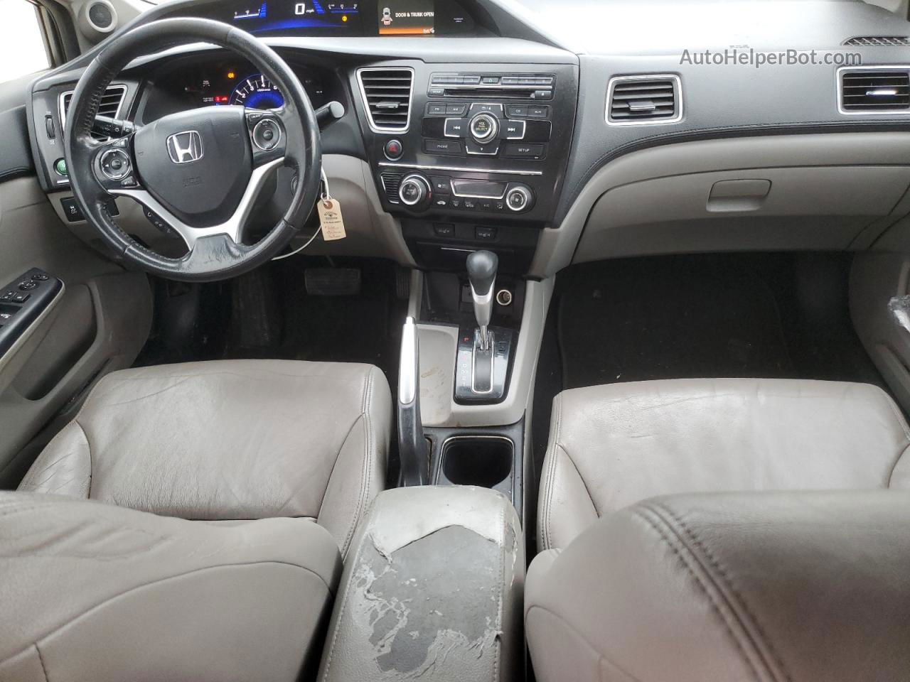 2013 Honda Civic Exl Серый vin: 19XFB2F9XDE211323