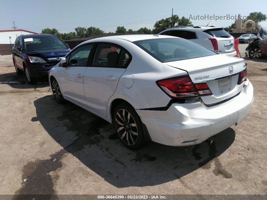 2014 Honda Civic Sedan Ex-l Белый vin: 19XFB2F9XEE038789