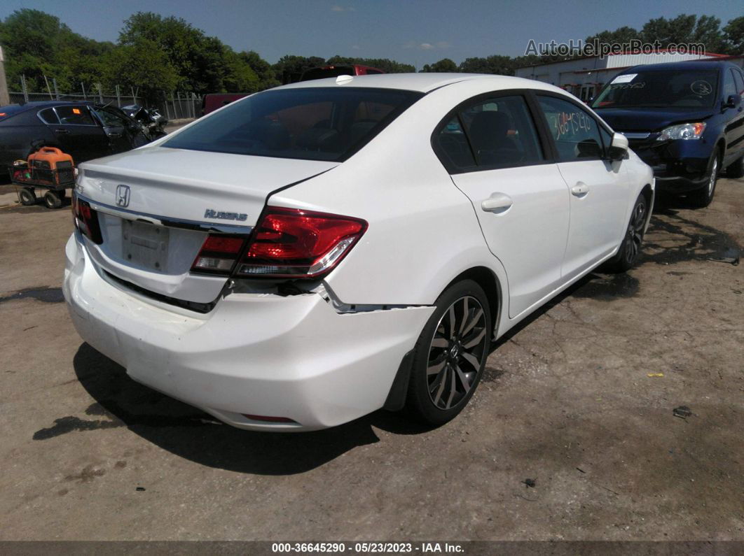 2014 Honda Civic Sedan Ex-l Белый vin: 19XFB2F9XEE038789