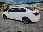 2015 Honda Civic Exl White vin: 19XFB2F9XFE038678