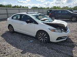 2015 Honda Civic Exl White vin: 19XFB2F9XFE038678