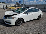 2015 Honda Civic Exl White vin: 19XFB2F9XFE038678