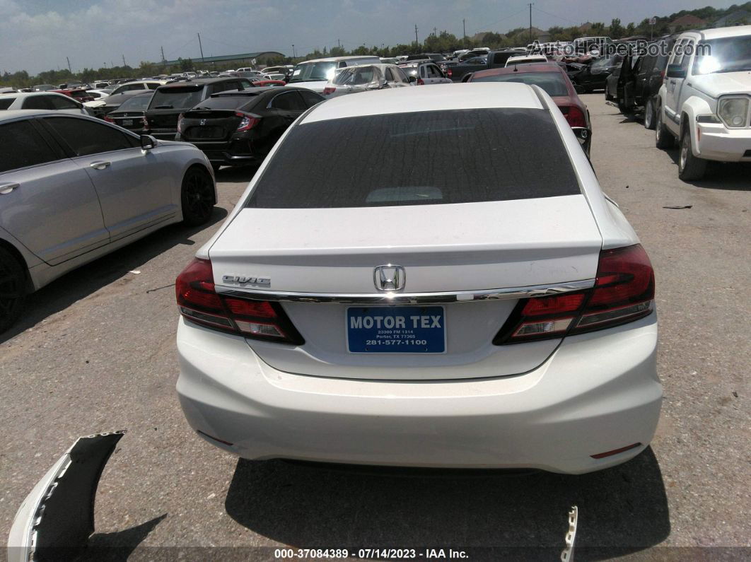 2015 Honda Civic Ex-l White vin: 19XFB2F9XFE067372