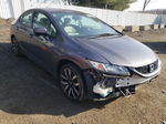 2015 Honda Civic Exl Gray vin: 19XFB2F9XFE227489