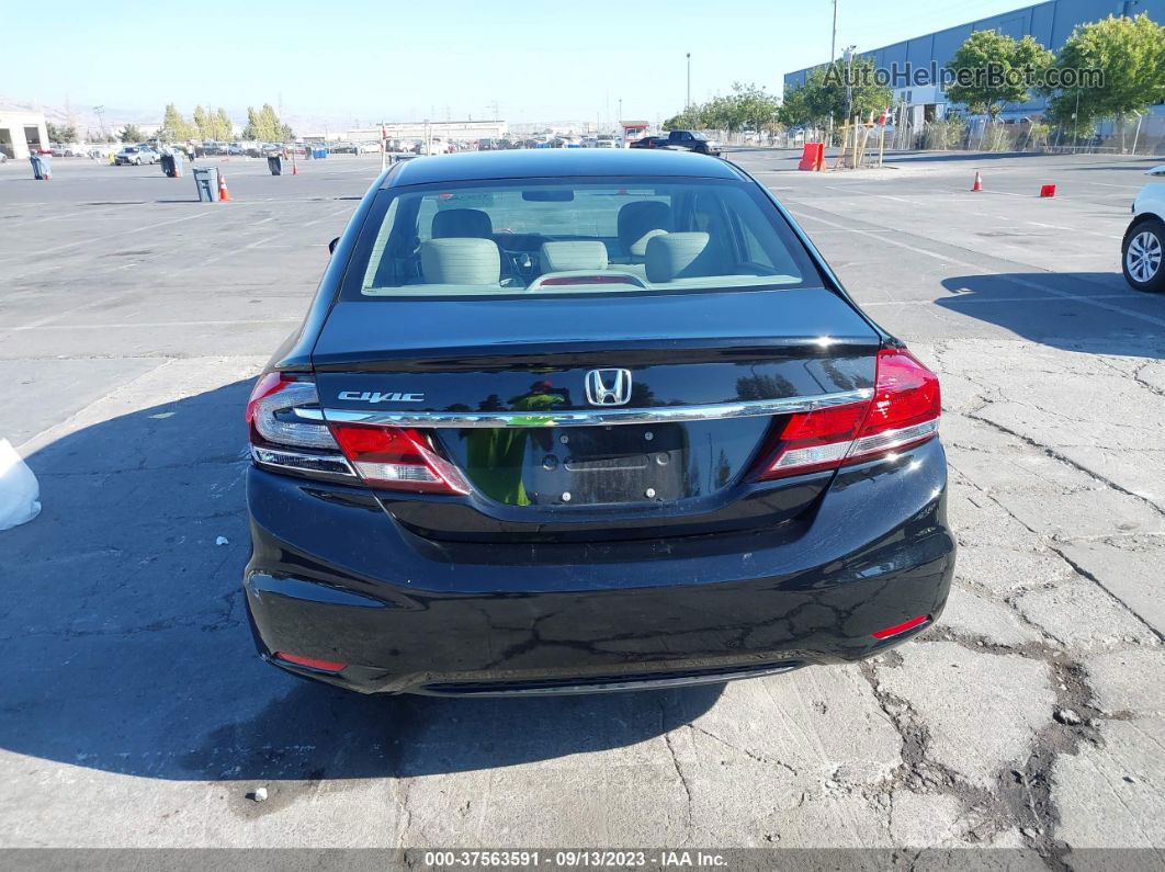 2015 Honda Civic Sedan Ex-l Black vin: 19XFB2F9XFE272397