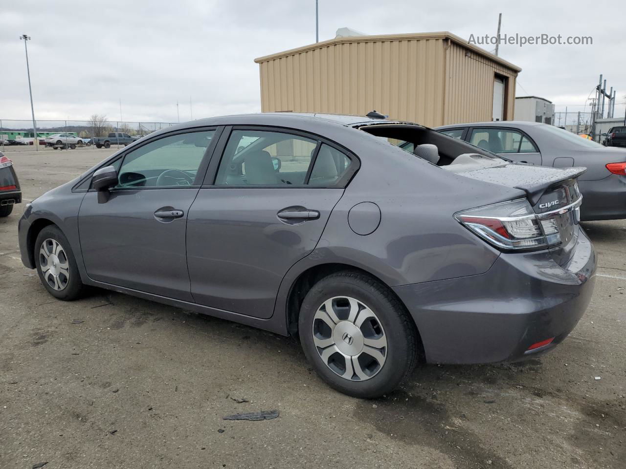 2015 Honda Civic Hybrid Silver vin: 19XFB4F21FE002294