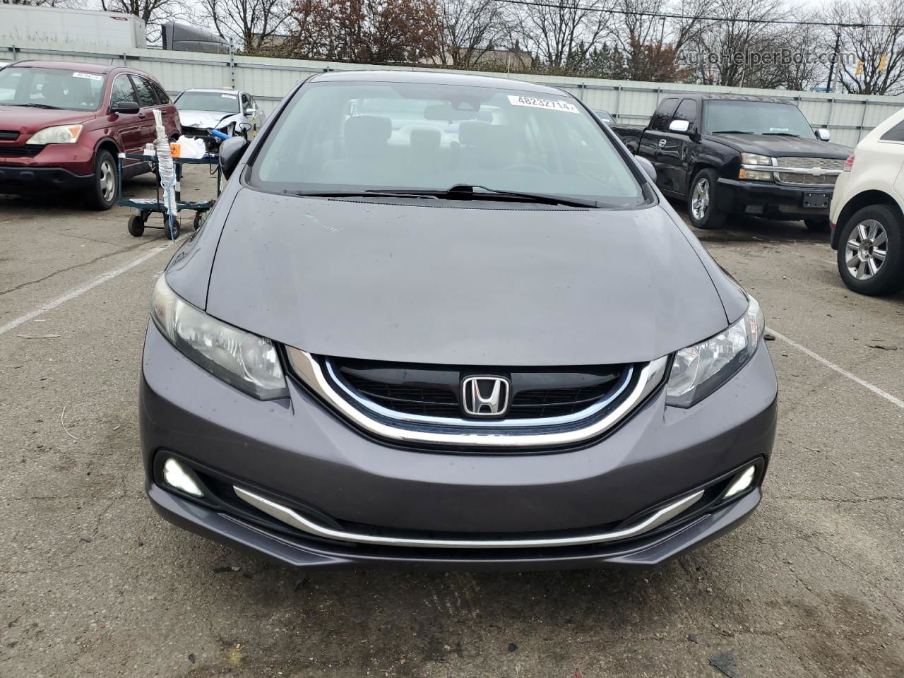 2015 Honda Civic Hybrid Silver vin: 19XFB4F21FE002294