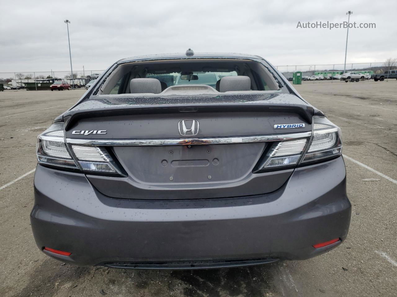 2015 Honda Civic Hybrid Silver vin: 19XFB4F21FE002294