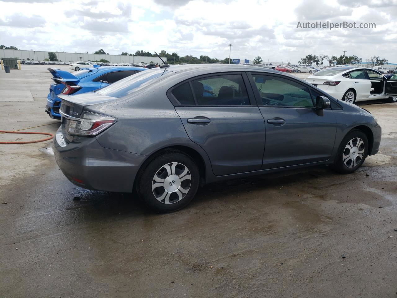 2013 Honda Civic Hybrid Угольный vin: 19XFB4F22DE004018