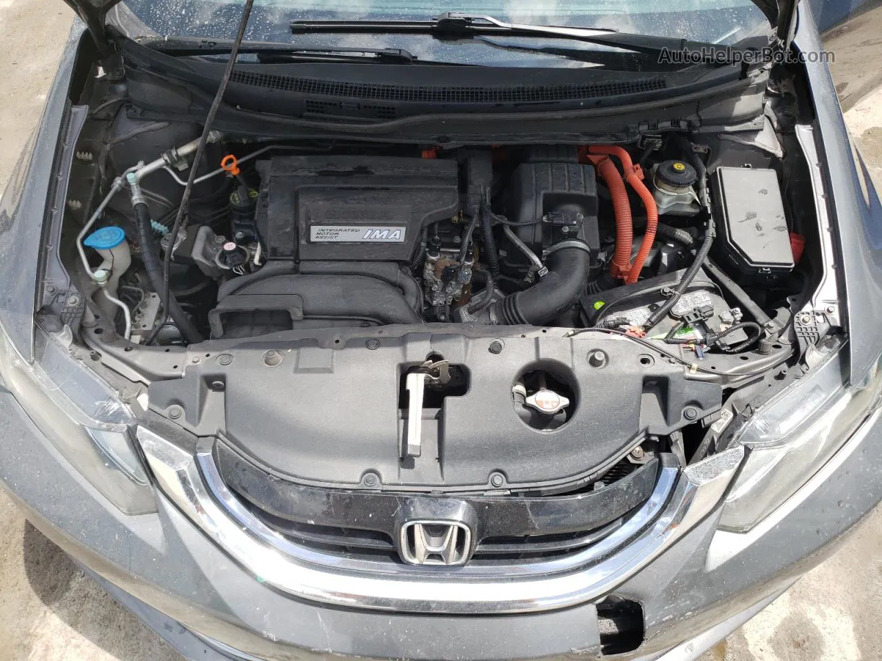 2013 Honda Civic Hybrid Угольный vin: 19XFB4F22DE004018