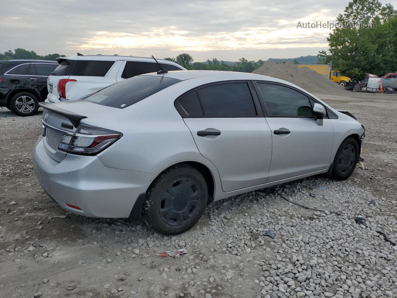 2013 Honda Civic Hybrid Silver vin: 19XFB4F24DE003887