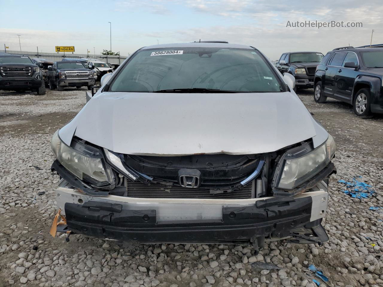 2013 Honda Civic Hybrid Silver vin: 19XFB4F24DE003887