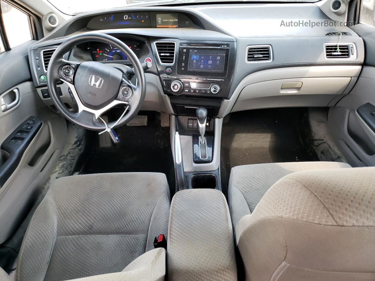 2015 Honda Civic Hybrid Серый vin: 19XFB4F24FE002239